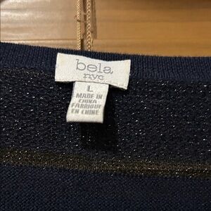 NYC Women's Top - Navy and Black